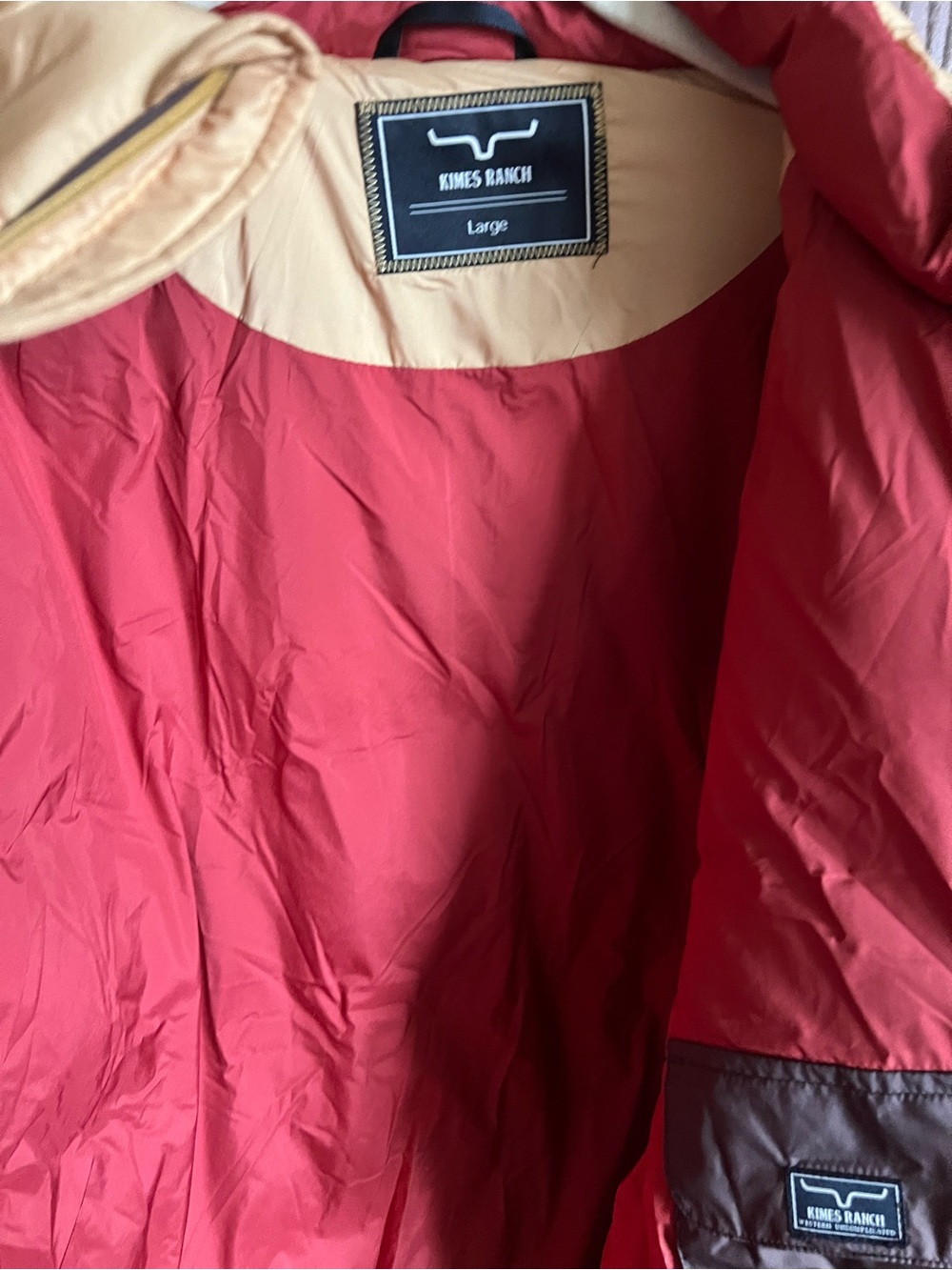Kimes Ranch Valencia puffy coat jacket size L New - Picture 8 of 8